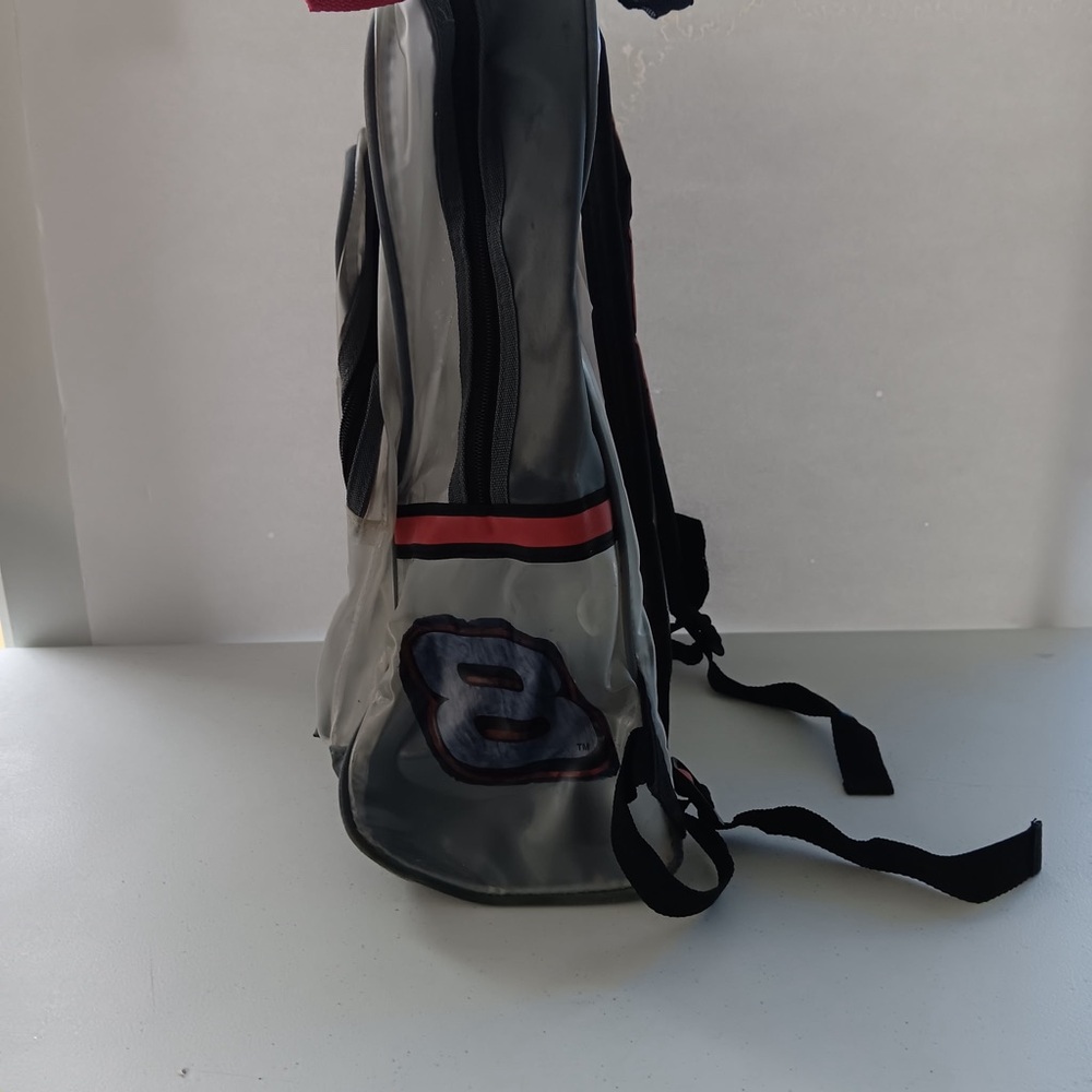 Nascar Dale Earnhardt Jr. And His #8 Race Car Transparent Security Backpack - Picture 4 of 7